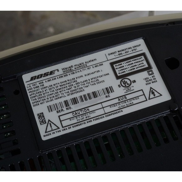 COPY - Excellent Bose Wave Music System AM/FM Radio CD Aux Player Cream AWRCC2 … - Picture 8 of 12